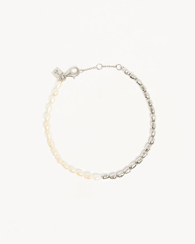 Sterling Silver By Your Side Pearl Bracelet