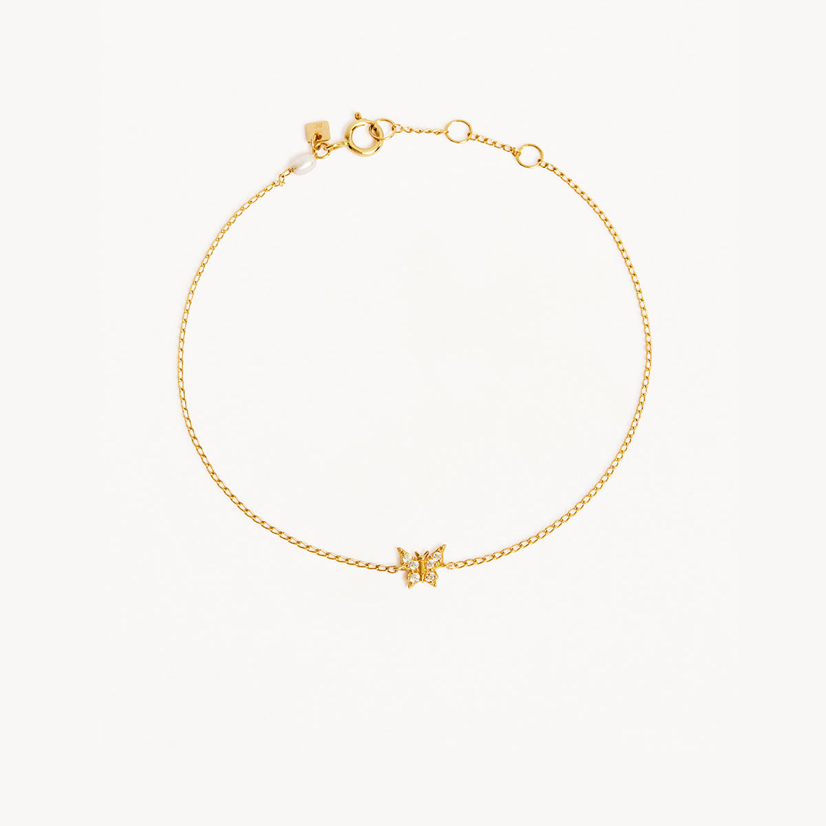 14k Solid Gold Fly With Me Bracelet – by charlotte