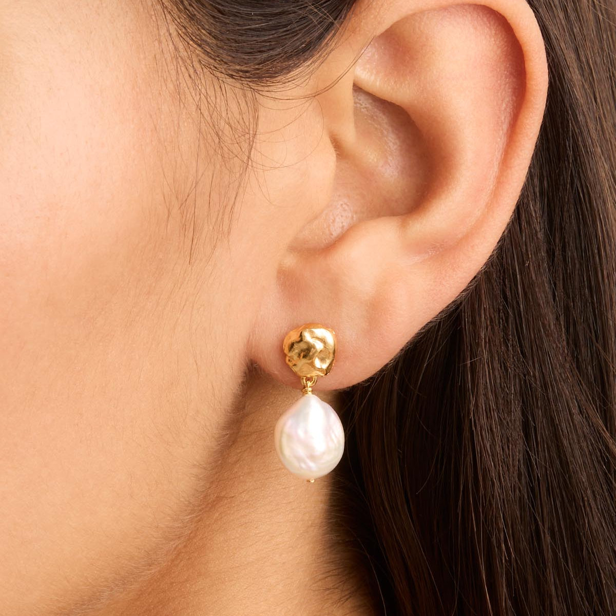 Grace Earrings - Pearl main image 1