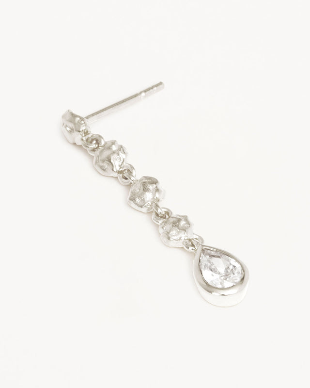 Sterling Silver Adore You Drop Earrings