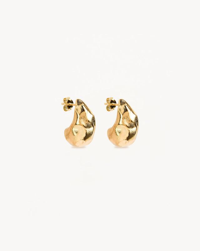18k Gold Vermeil Wild Heart Large Earrings