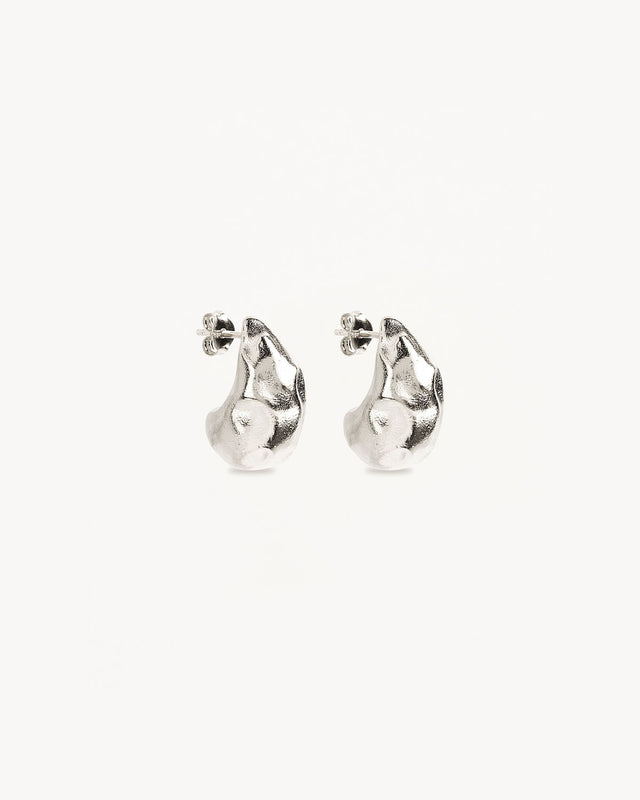 Sterling Silver Wild Heart Large Earrings