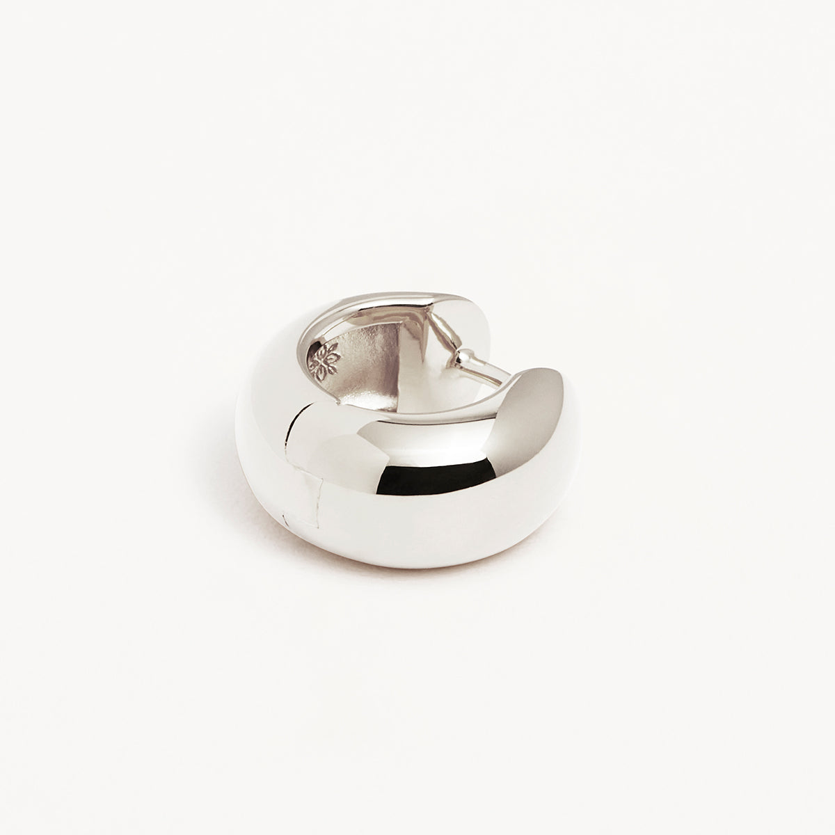 Tinsley Huggie Hoop Silver