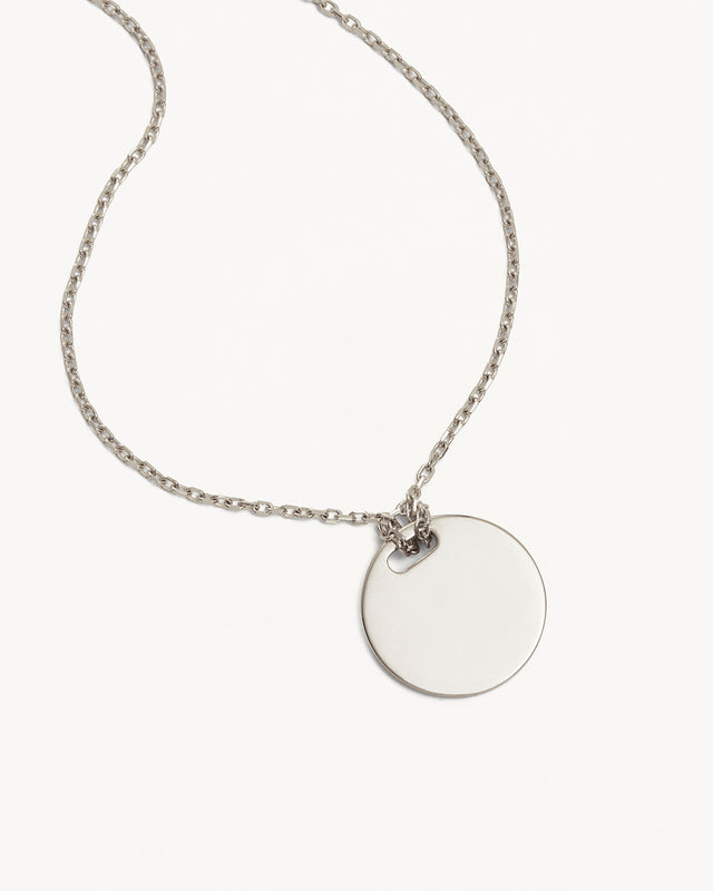 Sterling Silver Forever and Always Engravable Small Necklace