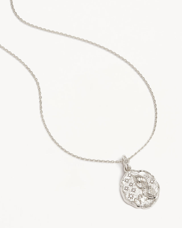Sterling Silver She is Zodiac Necklace - Aries