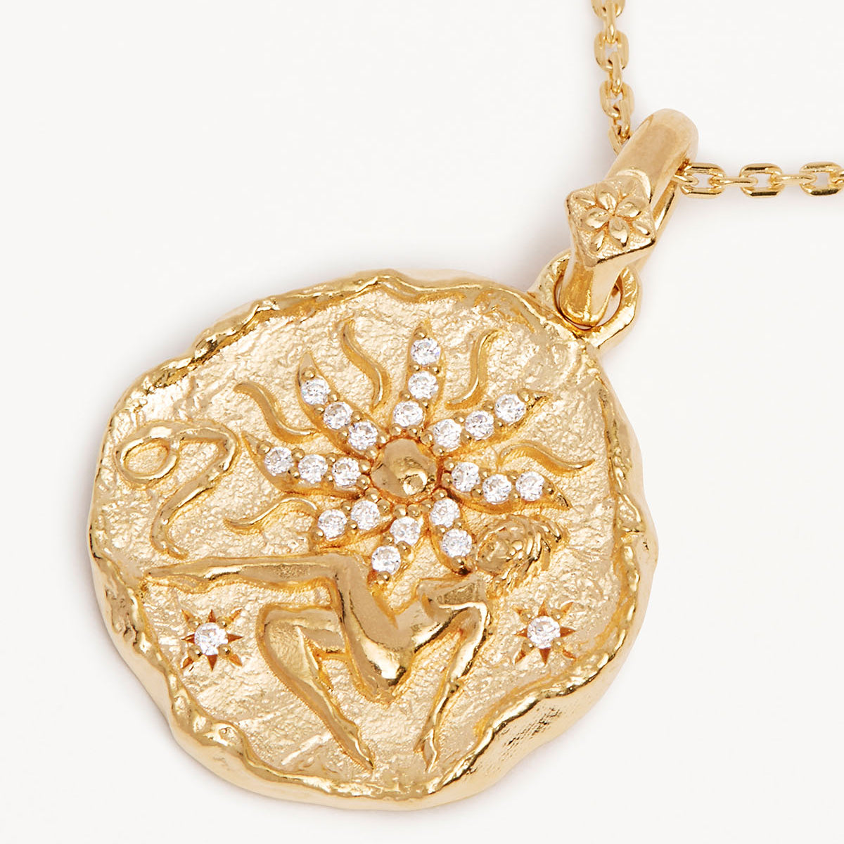 18k Gold Vermeil She is Zodiac Necklace Leo – by charlotte