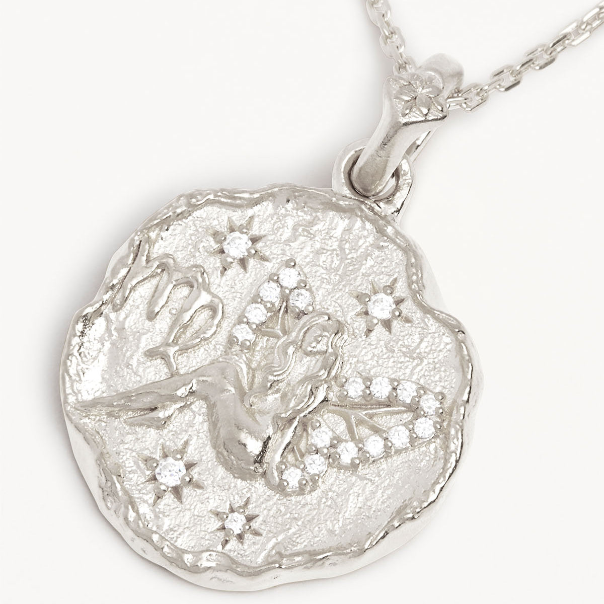 Sterling Silver She is Zodiac Necklace - Virgo – by charlotte
