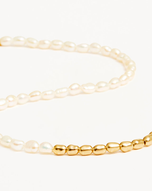 18k Gold Vermeil By Your Side Pearl Choker