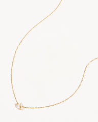 14k Solid Gold In Bloom Lab-Grown Diamond Necklace