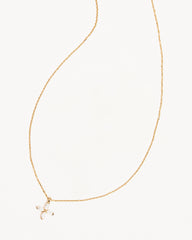 14k Solid Gold Blossom Lab-Grown Diamond Necklace
