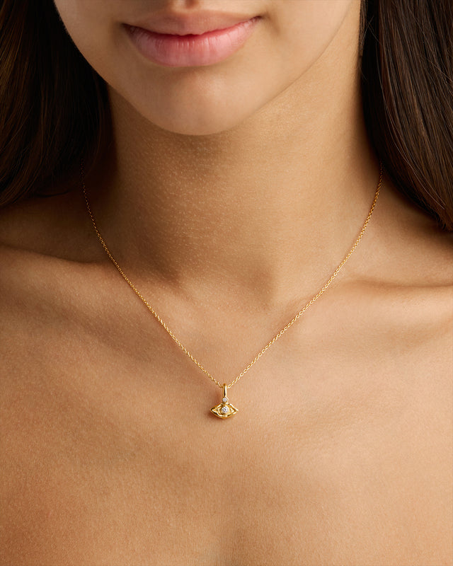 18k Gold Vermeil I am Protected Necklace