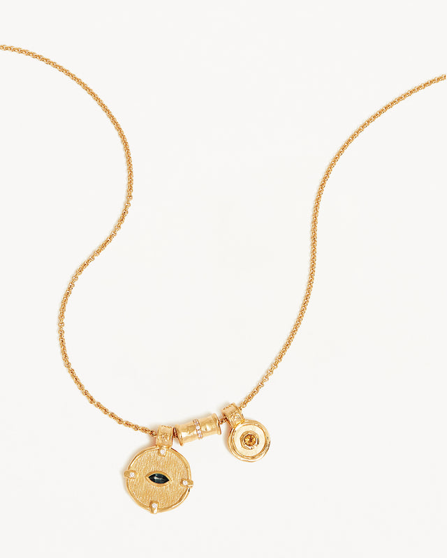 18k Gold Vermeil Protection of Eye Necklace