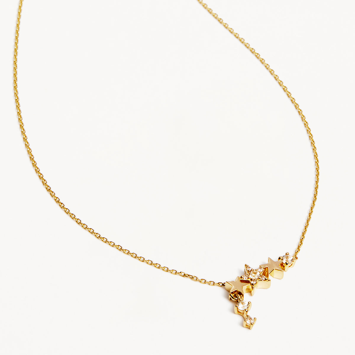 14k Solid Gold Stardust Lab-Grown Diamond Necklace – by charlotte