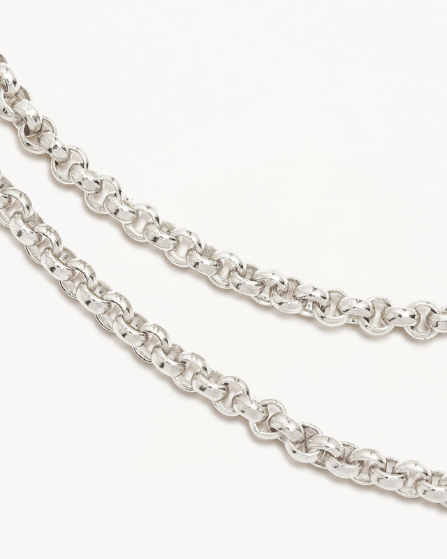 Sterling Silver 18" 3mm Belcher Chain Necklace