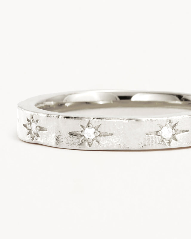 Sterling Silver Stardust Ring