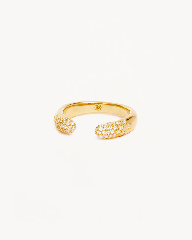 18k Gold Vermeil Connect Deeply Ring
