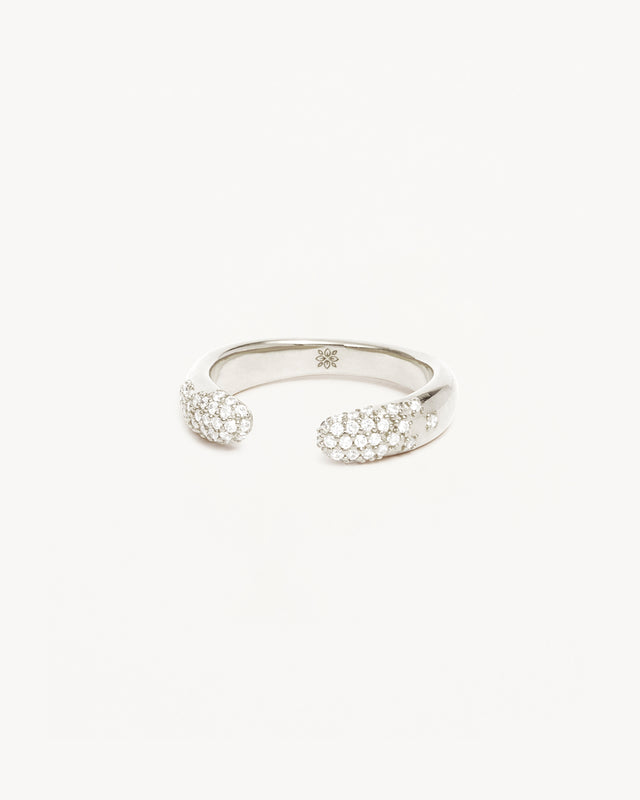 Sterling Silver Connect Deeply Ring