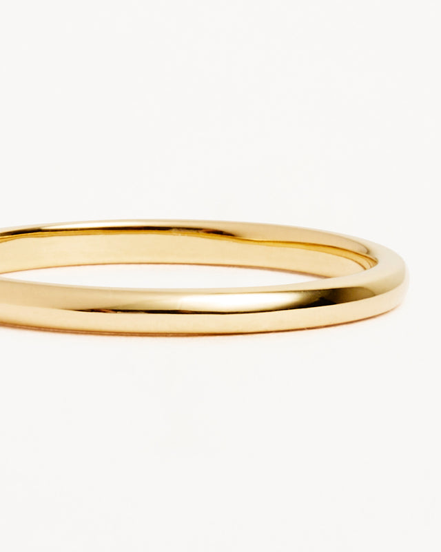 14k Solid Gold Bold Purity Ring