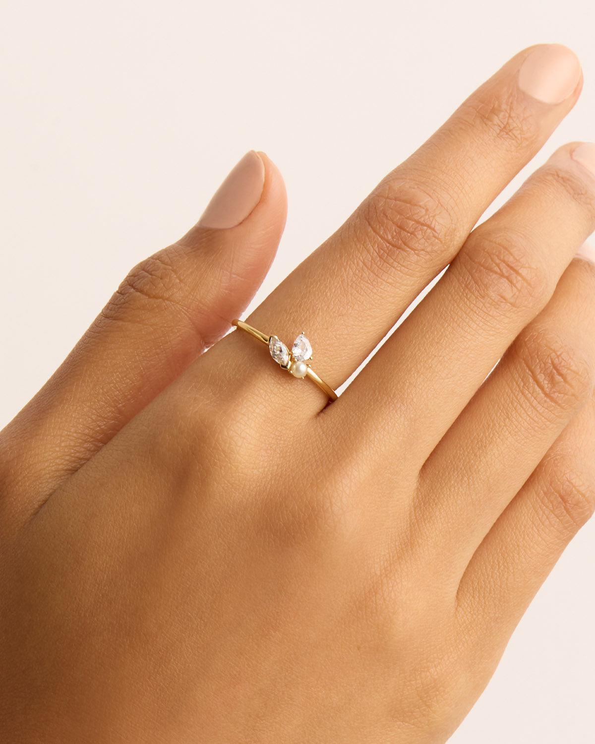 14k Solid Gold In Bloom Lab-Grown Diamond Ring