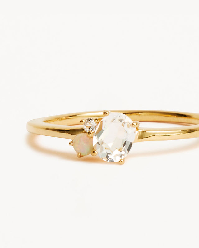 18k Gold Vermeil Kindred Birthstone Ring - April