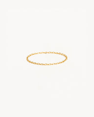 14k Solid Gold Purity Chain Ring