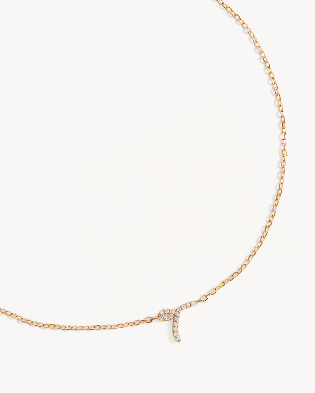 14k Solid Gold Diamond Love Letter Bracelet