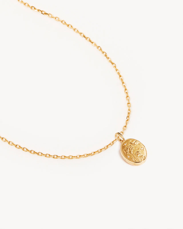 18k Gold Vermeil 18" Everything You Are Is Enough Locket Necklace