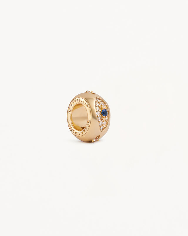 18k Gold Vermeil Love and Luck Petal Charm