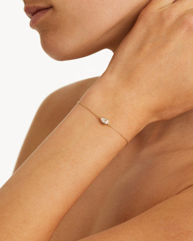 9k Solid Gold Echoes of Her 0.3ct Lab-Grown Diamond Bracelet