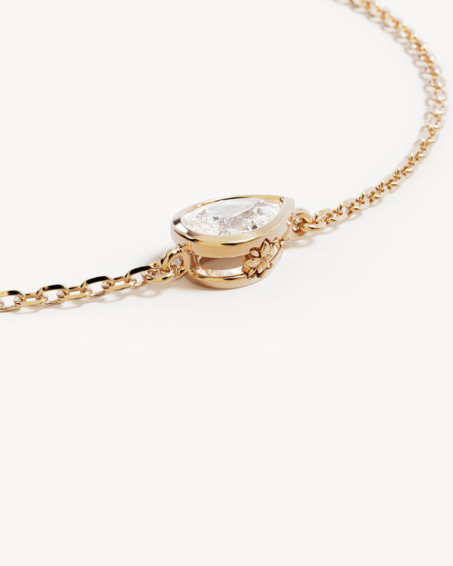 9k Solid Gold Echoes of Her 0.3ct Lab-Grown Diamond Bracelet