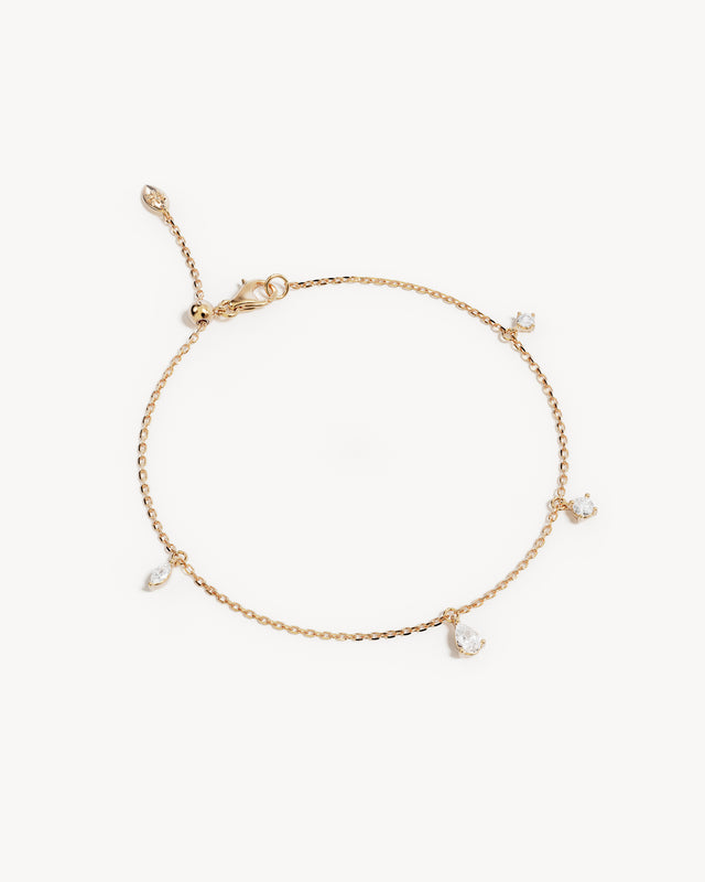 9k Solid Gold Morning Light 0.4ct Lab-Grown Diamond Bracelet