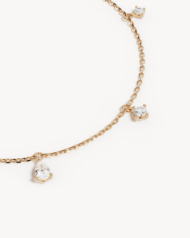 9k Solid Gold Morning Light 0.4ct Lab-Grown Diamond Bracelet