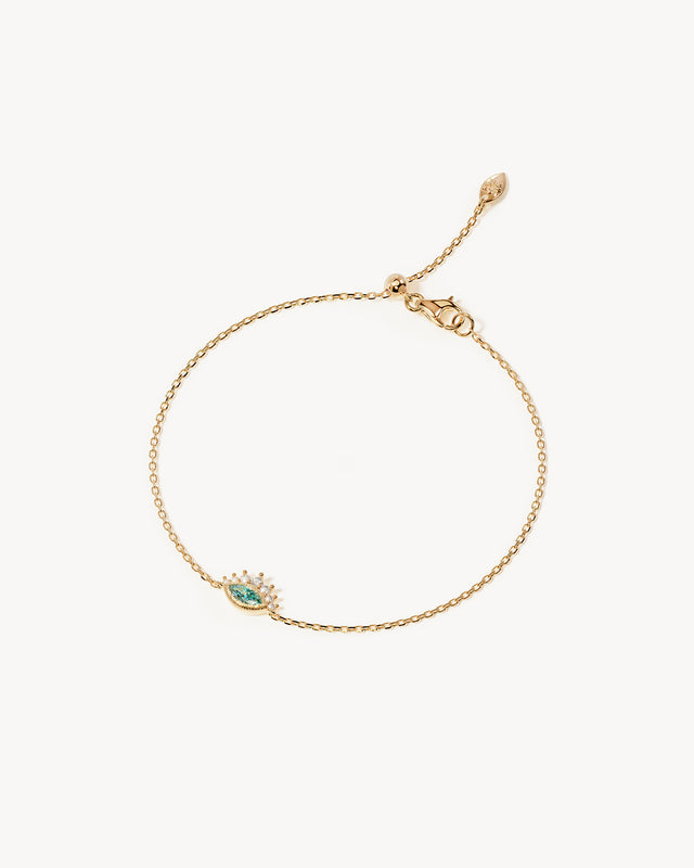 18k Gold Plated Protected Halo Bracelet