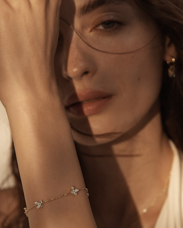 18k Gold Vermeil Dancing in the Wind Bracelet