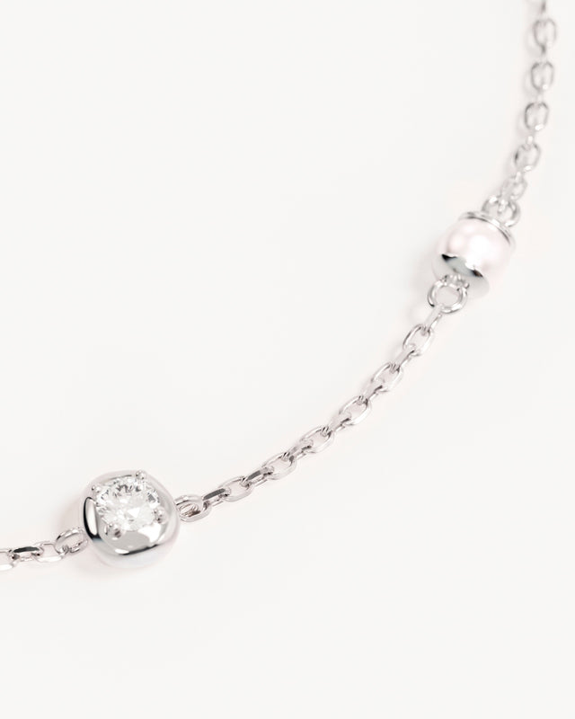 Sterling Silver Breathe In Stillness Bracelet