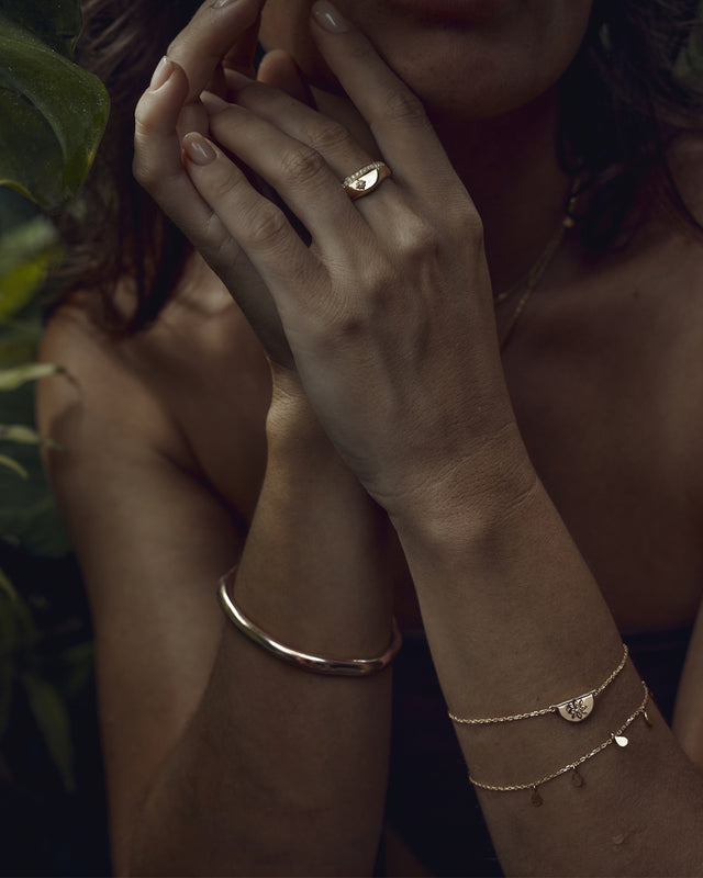 18k Gold Vermeil Lotus Ring