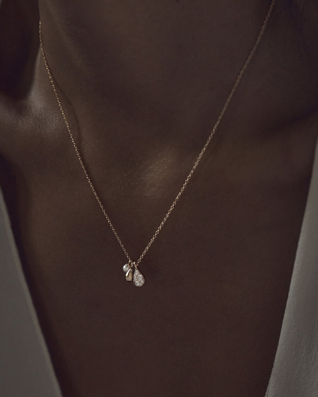 18k Gold Vermeil Ocean Mist Necklace