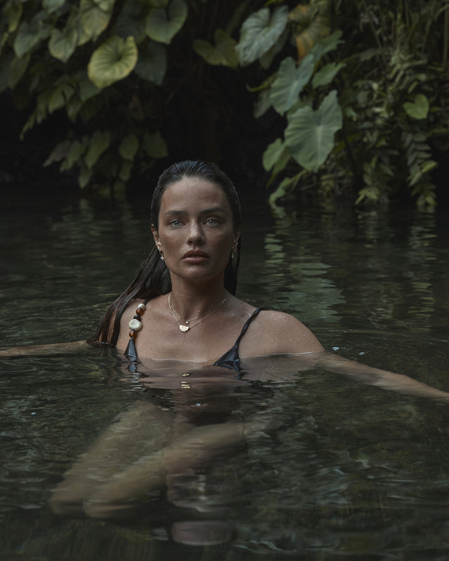 14k Solid Gold Blossom Lab-Grown Diamond Hoop