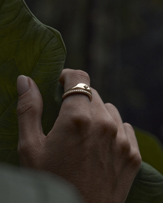 18k Gold Vermeil Lotus Ring