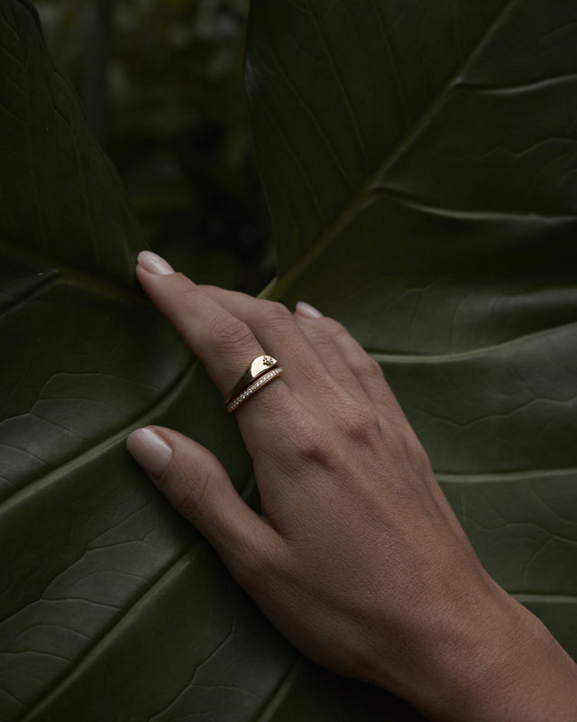 18k Gold Vermeil Lotus Ring