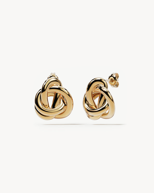 18k Gold Vermeil Endless Love Statement Earrings