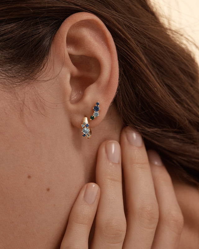 18k Gold Vermeil Endless Skies Stud Earrings