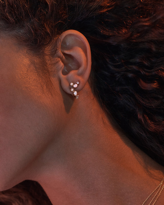 18k Gold Vermeil Cosmic Bloom Hoops