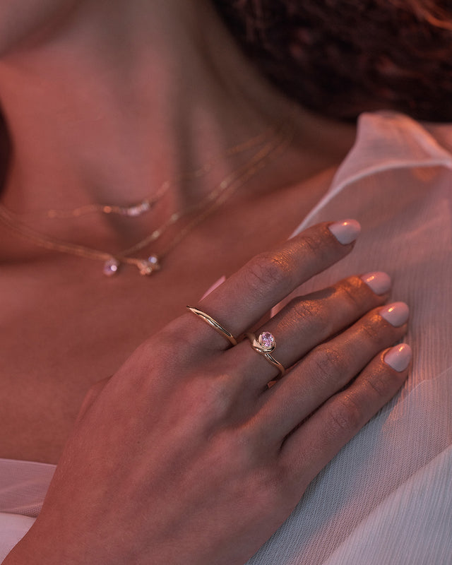 18k Gold Vermeil Embrace Love Ring