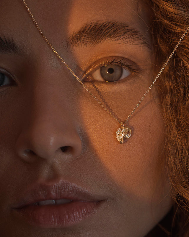 18k Gold Vermeil You Are Magic Zodiac Necklace Aries