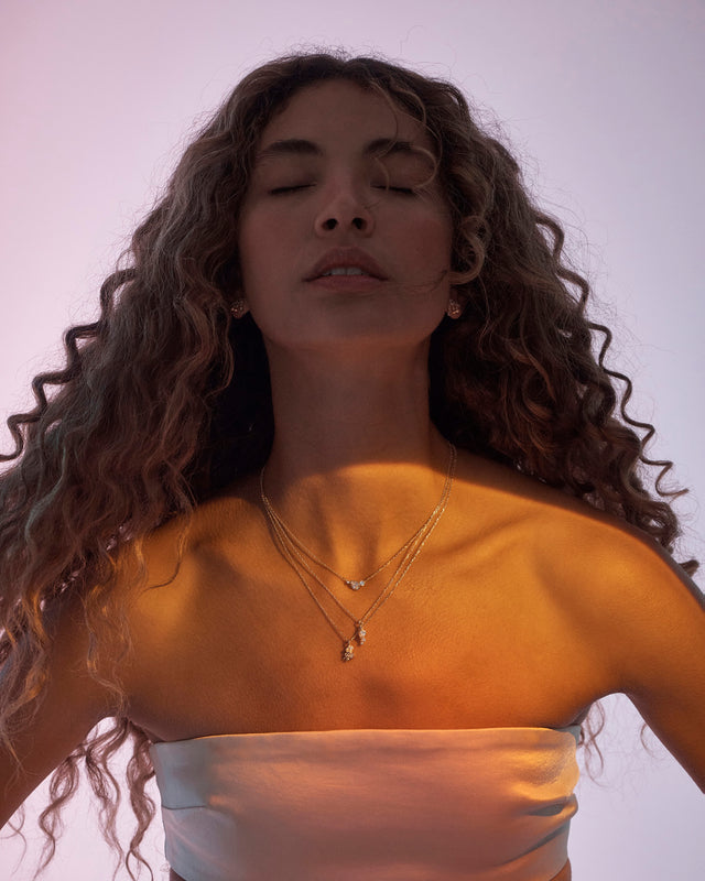 18k Gold Vermeil Quiet Radiance Necklace