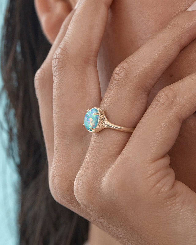 9k Solid Gold Enchanted Garden Ring