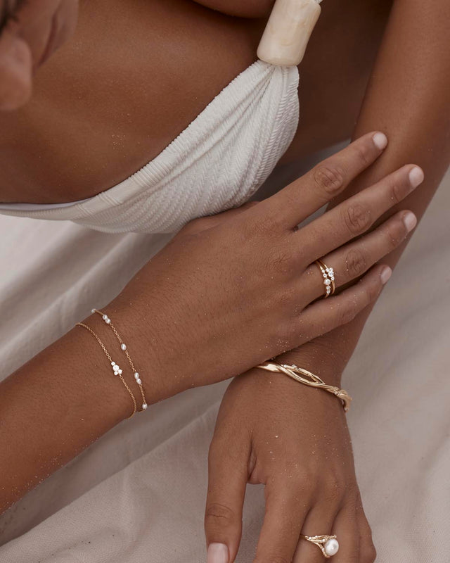 18k Gold Vermeil Dancing Tides Cuff