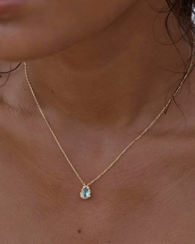 18k Gold Plated Dive Deeper Necklace