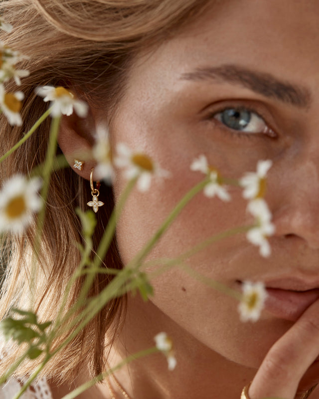 18k Gold Vermeil Embrace Your Journey Hoops